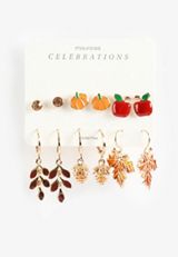 Fall Mixed Earring Set, C605, small