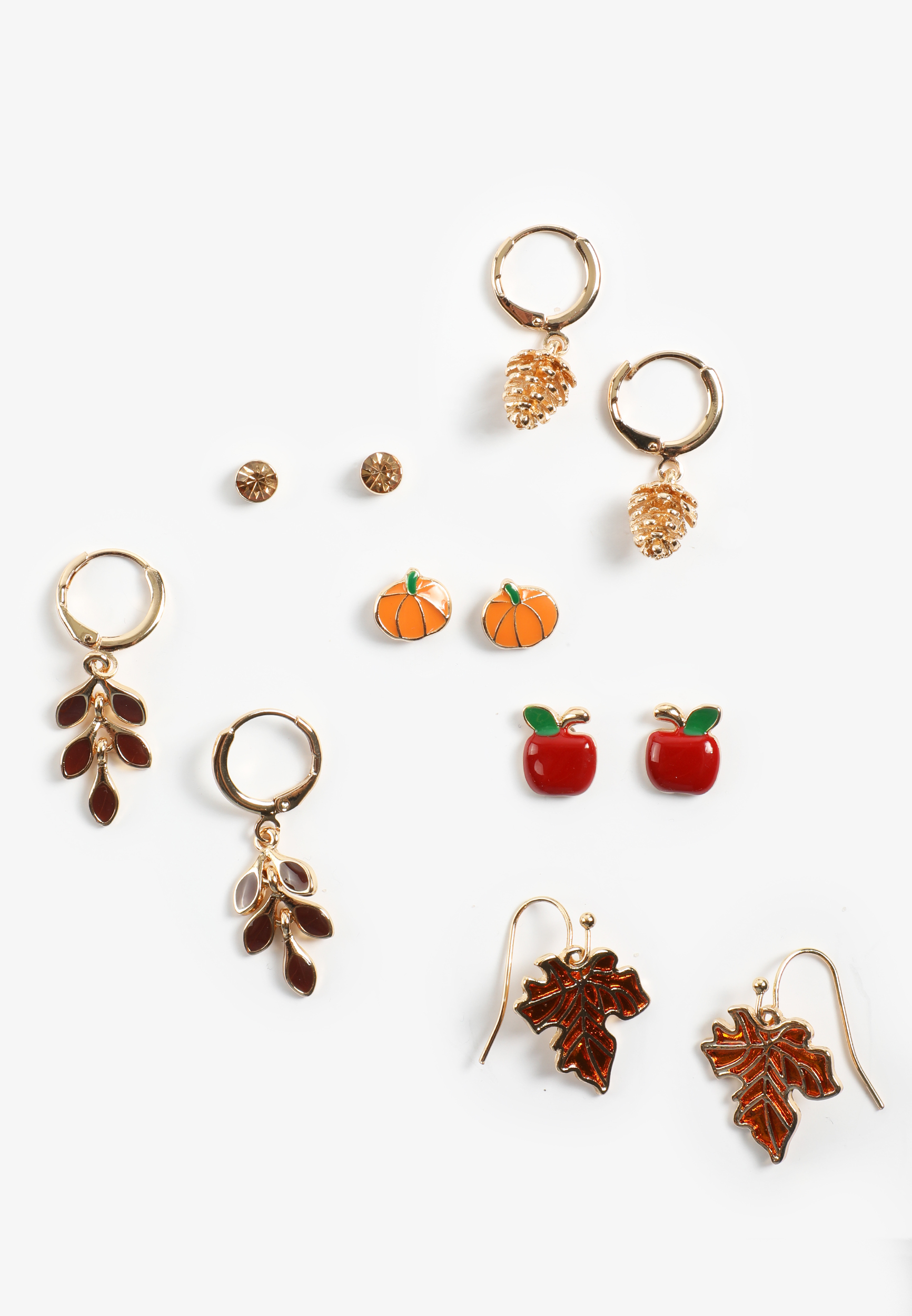 Fall Mixed Earring Set, C605, large