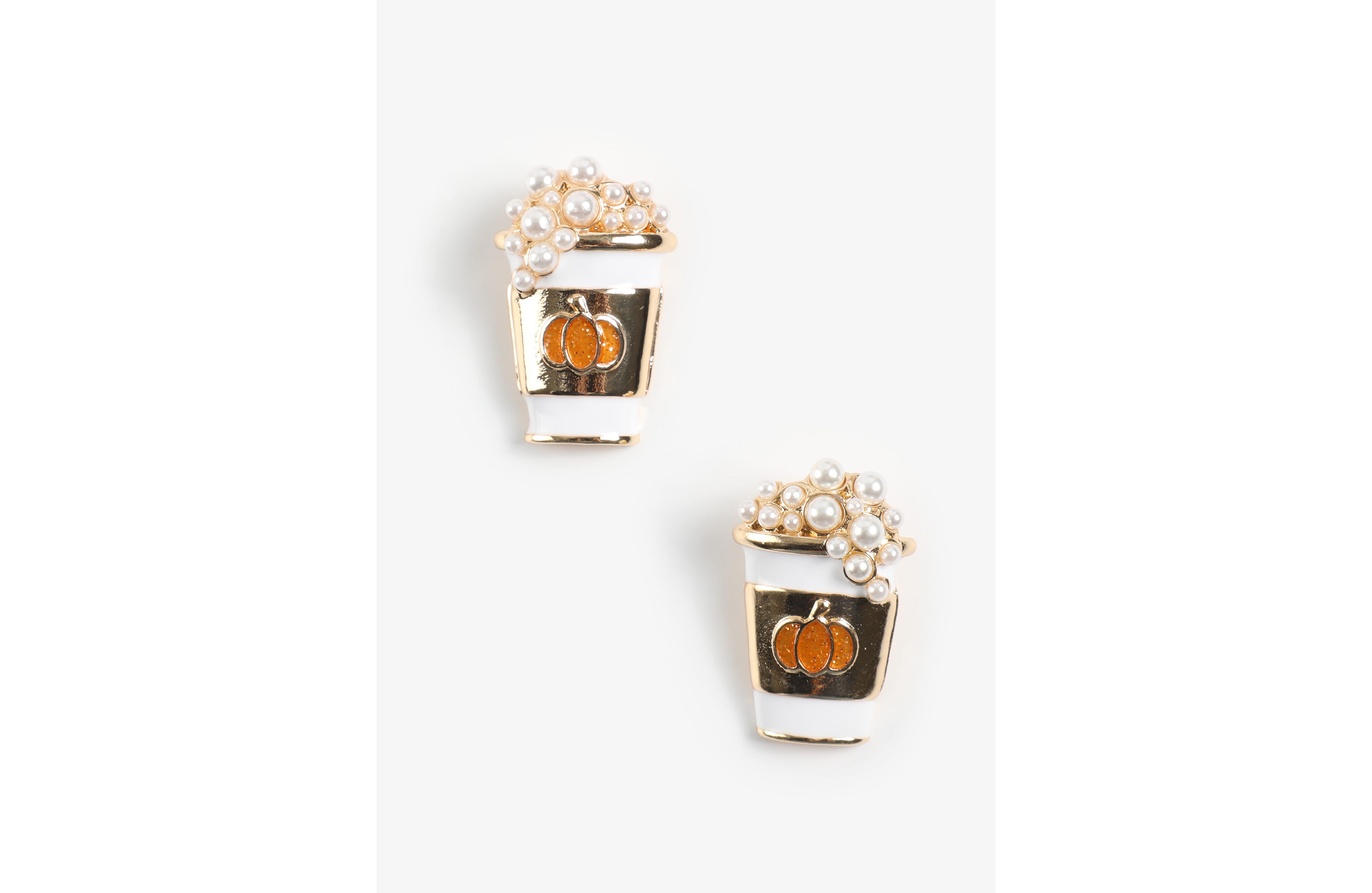 Pumpkin Spice Latte Earrings