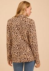 Animal Button Front Blazer, C5296, small