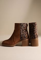 SuperCush Mixed Media Leopard Ankle Boot, C210, small