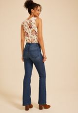 Everflex™ High Rise Seam Front Flare Jean, C258, small