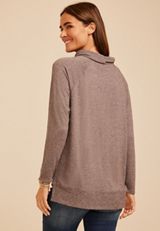 Haven Football Graphic Cowl Neck Top, C7726, small