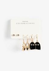 3 Pack Halloween Earring Set, C605, small