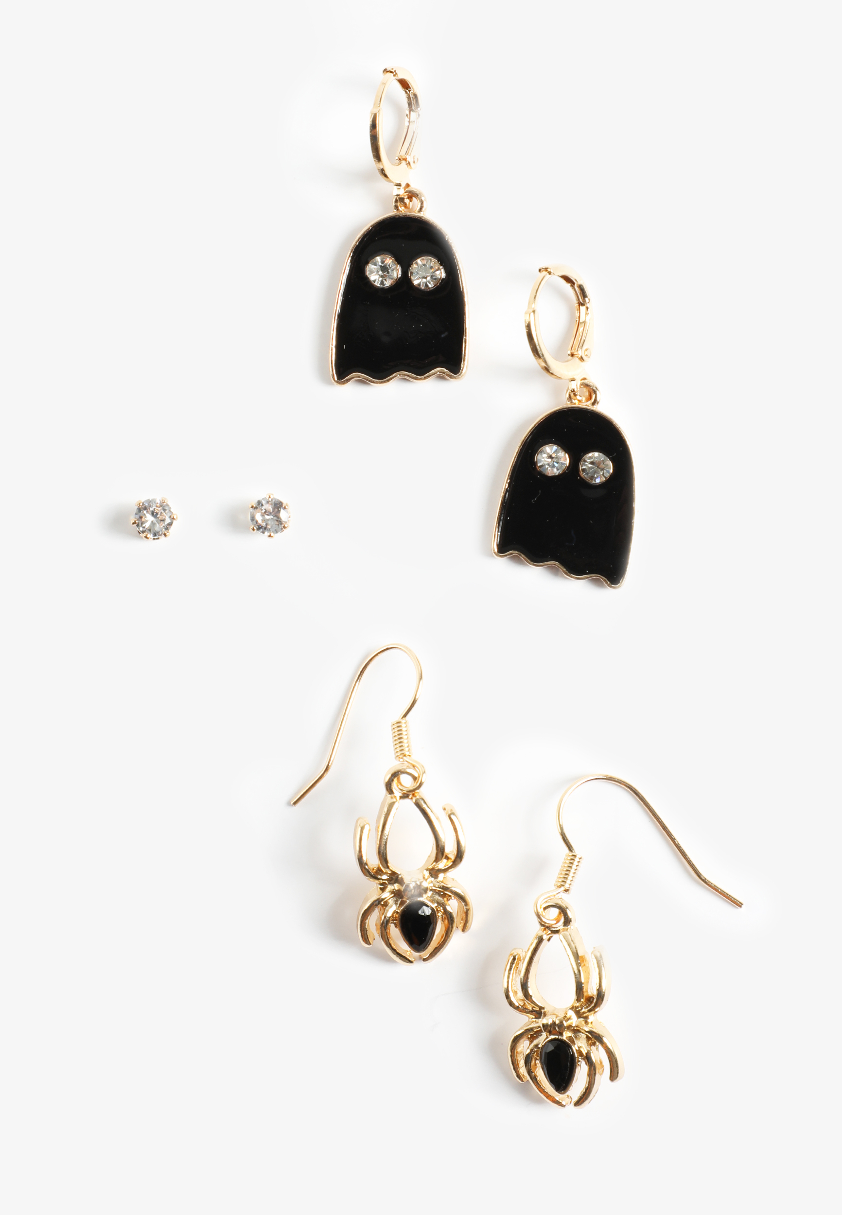 3 Pack Halloween Earring Set, C605, large