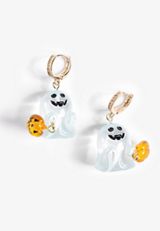Halloween Ghost Drop Earrings, C605, small