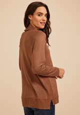 Haven Jack O Lantern Cowl Neck Top, C8658, small