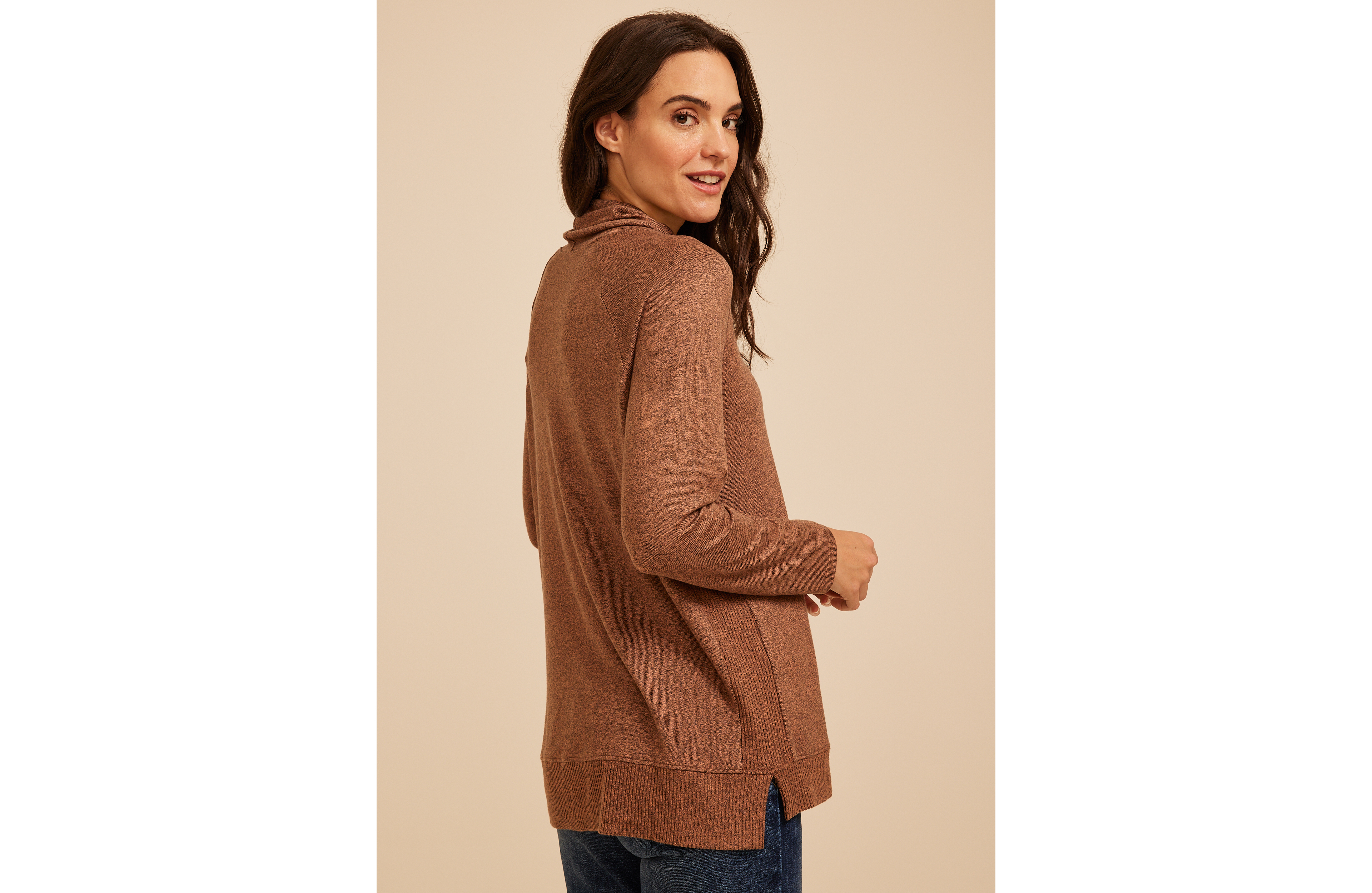 Haven Jack O Lantern Cowl Neck Top
