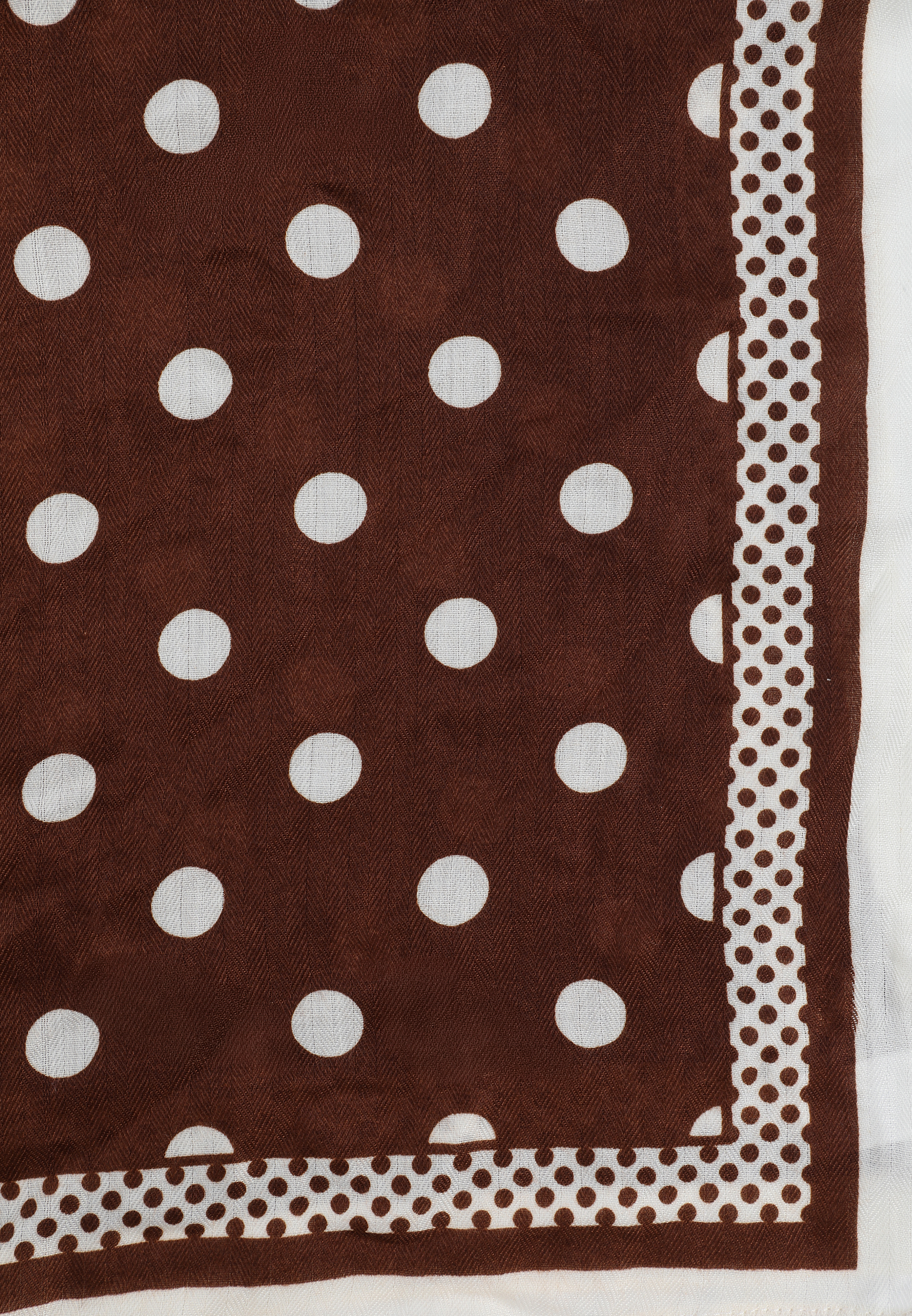Brown Dot Multi Purpose Scarf, C126, large