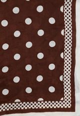 Brown Dot Multi Purpose Scarf, C126, small