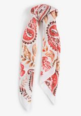 Floral Silky Multi Purpose Scarf, C1524, small
