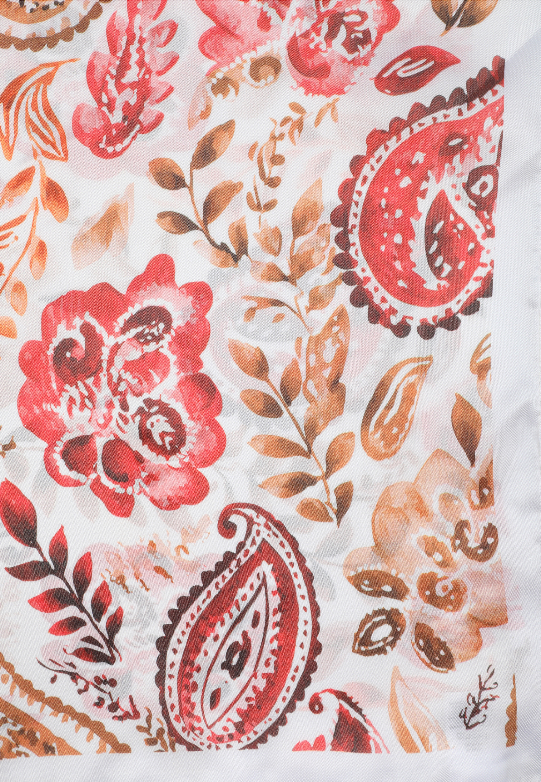 Floral Silky Multi Purpose Scarf, C1524, large