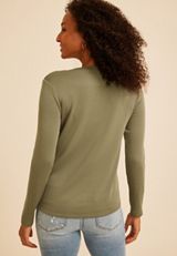 24/7 Super Soft Crew Neck Long Sleeve Tee, C3142, small