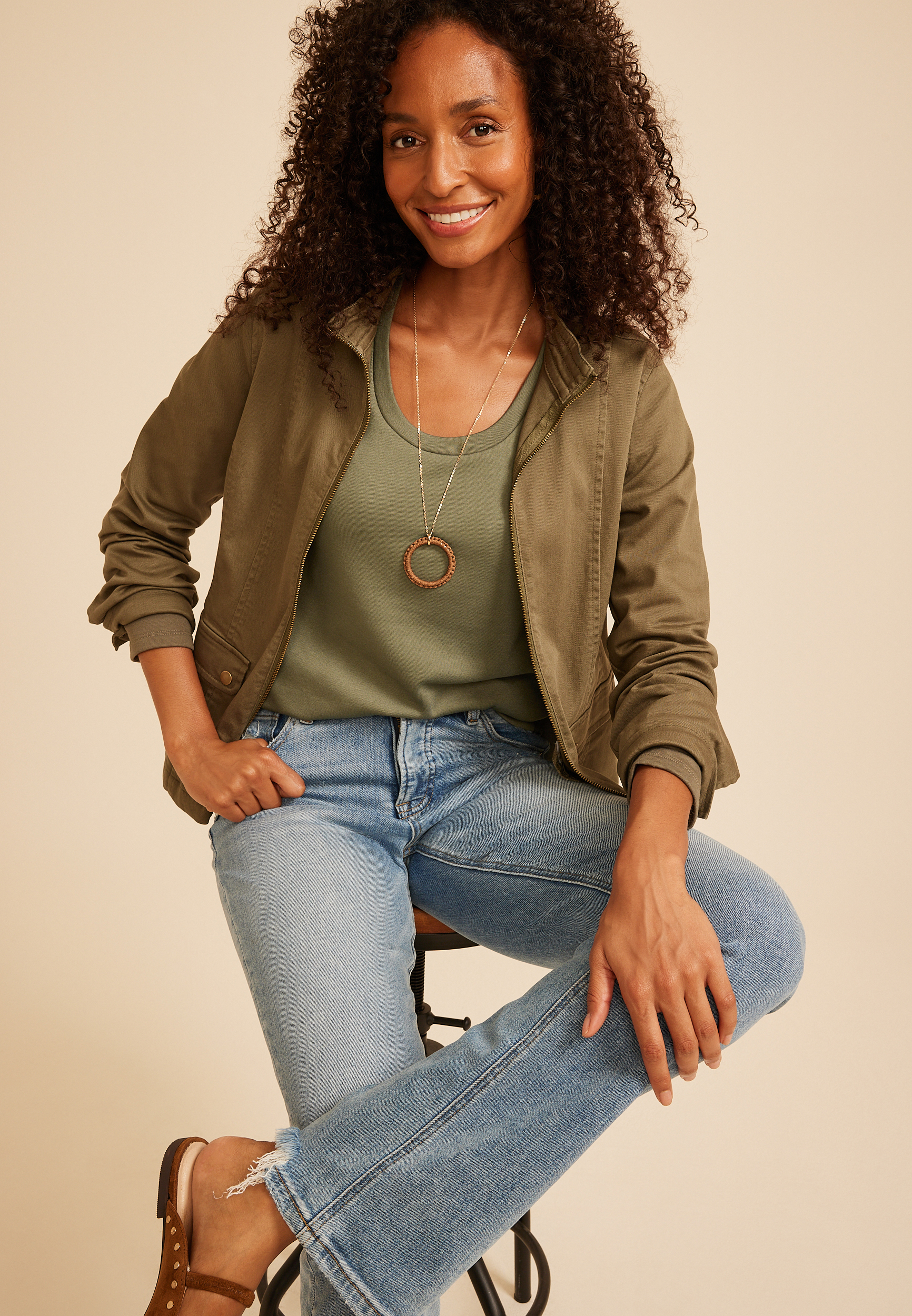 24/7 Super Soft Crew Neck Long Sleeve Tee, C3142, large