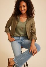 24/7 Super Soft Crew Neck Long Sleeve Tee, C3142, small