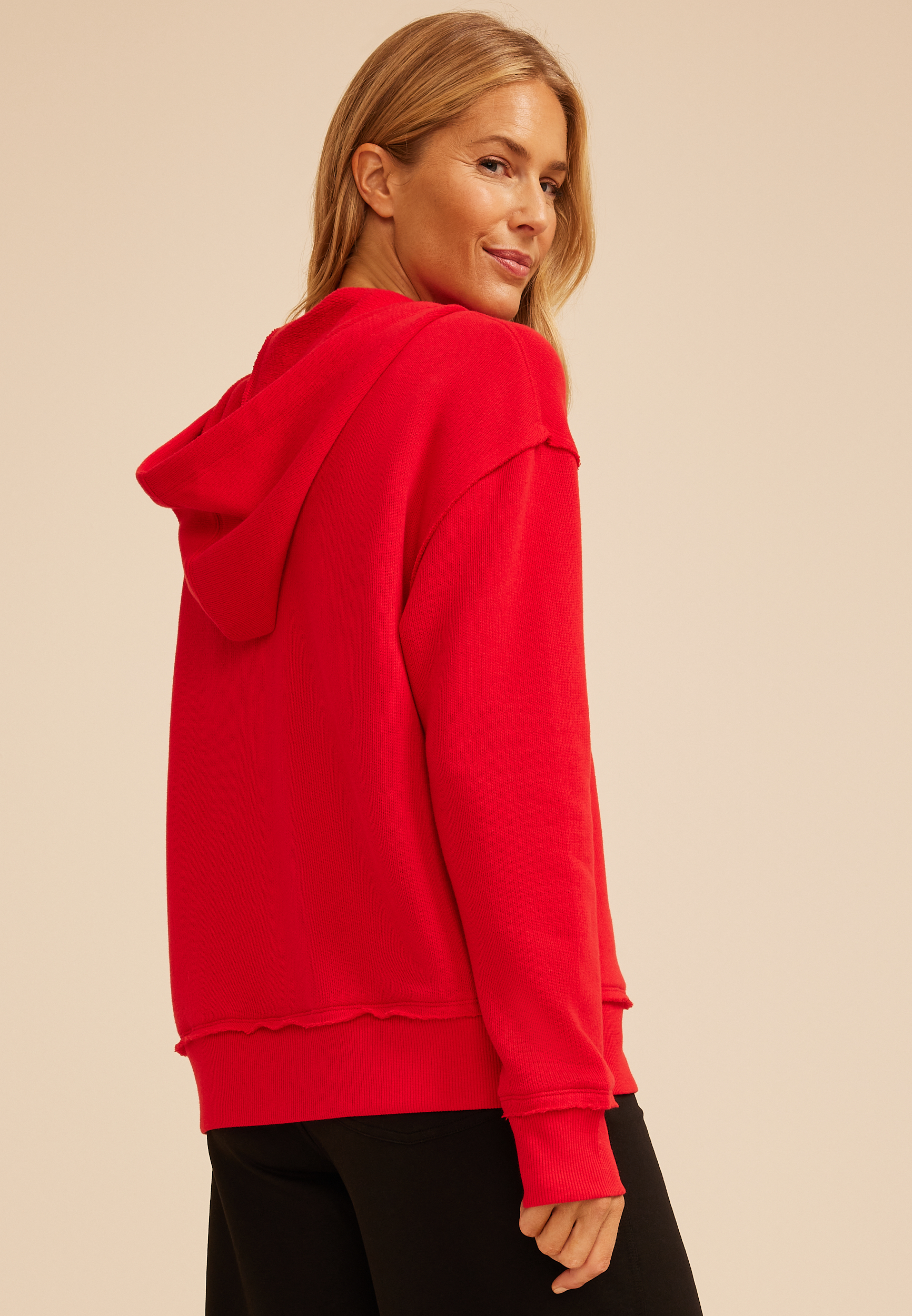 Lace Up Hoodie, C2946, large