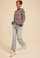 Mock Neck Reversible Sweatshirt, C2580, small