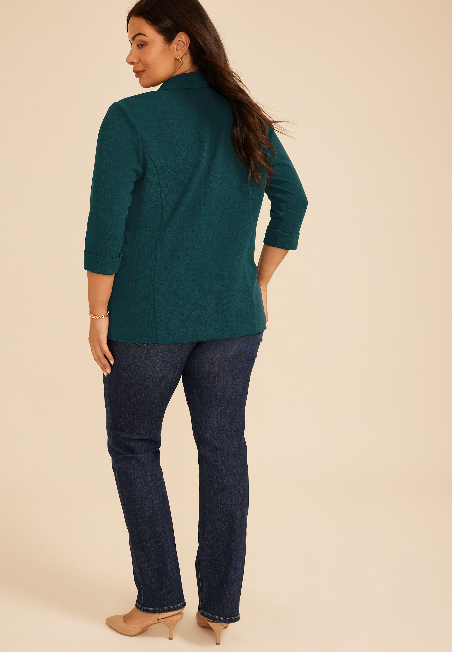 Plus Size Versa Open Front Blazer, C3784, large