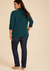 Plus Size Versa Open Front Blazer, C3784, small