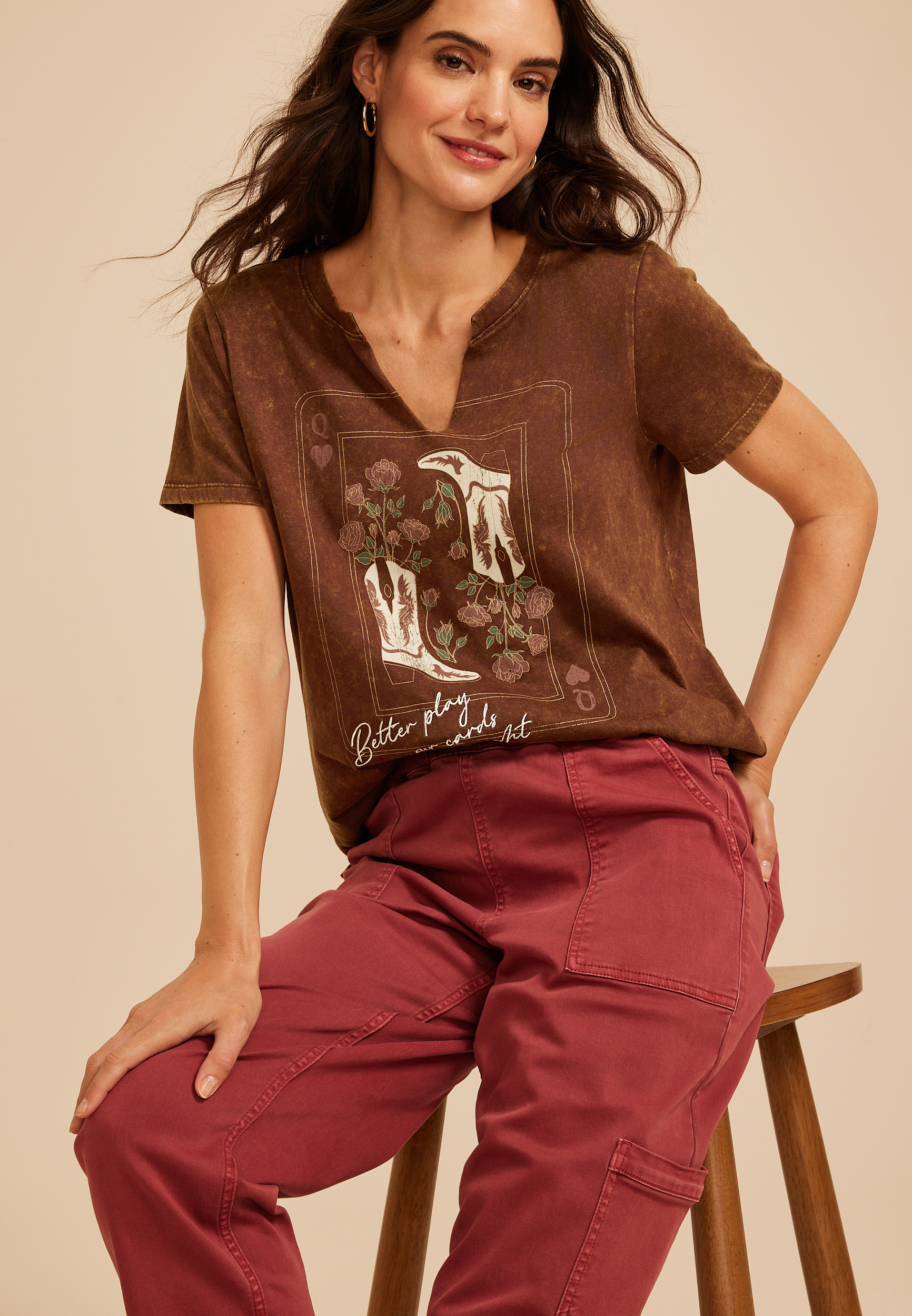 Better Play Your Cards Right Classic Fit Graphic Tee