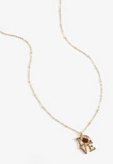 Game Day Football Love Pendant Necklace, C605, small