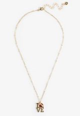 Game Day Football Love Pendant Necklace, C605, small
