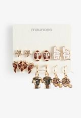 Football Game Day Earring Set, C605, small