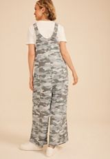 Bare Camo Washed Terry Jumpsuit, C8897, small