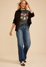 Halloween Cats Classic Fit Graphic Tee, C1876, small