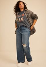Plus Size Halloween Cats Classic Fit Graphic Tee, C1876, small