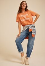 Tailgates And Touchdown Oversized Graphic Tee, C200, small