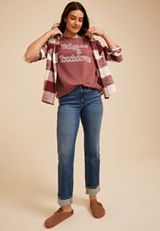 Tailgates And Touchdown Oversized Graphic Tee, C3840, small
