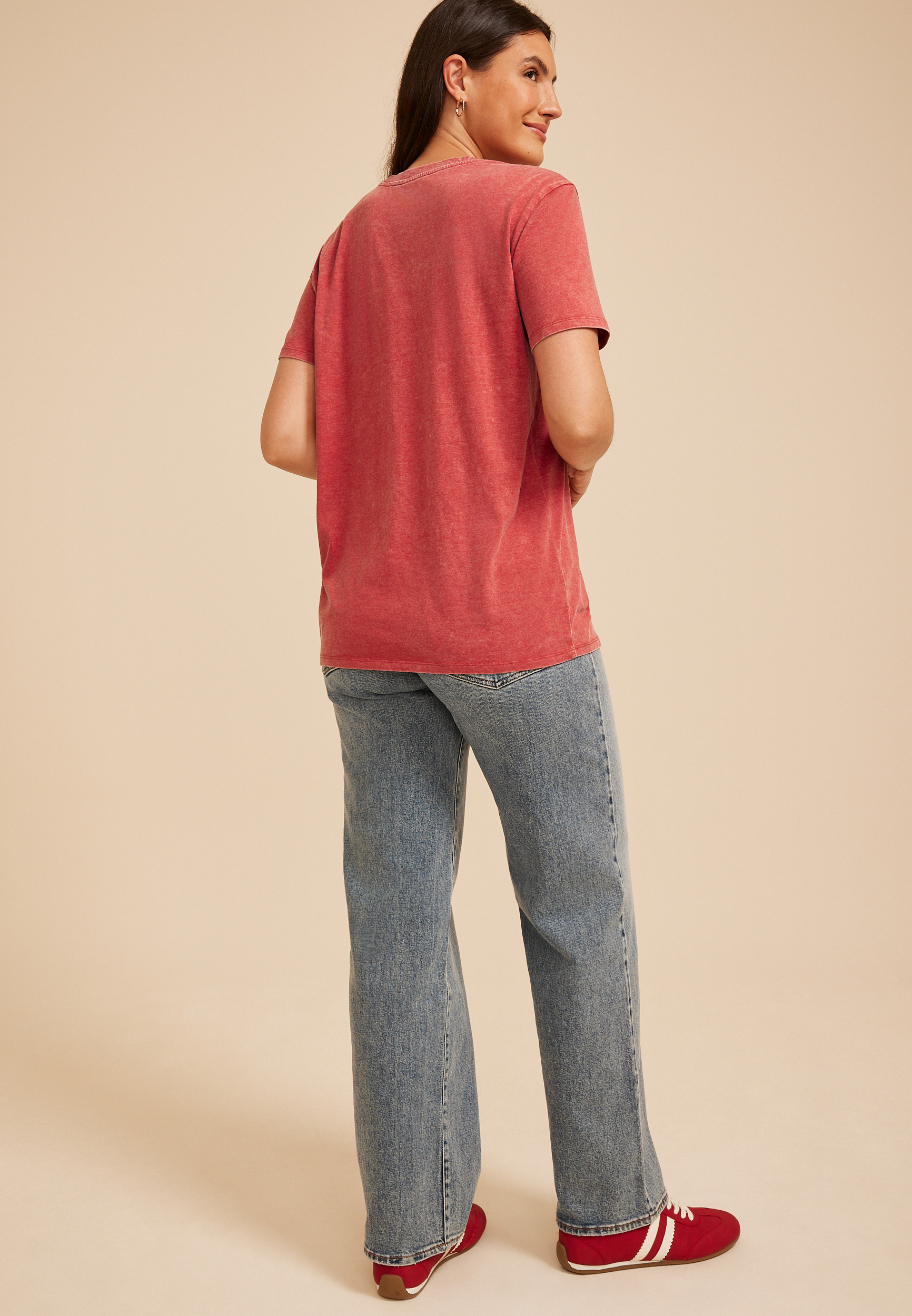 Tailgates And Touchdown Oversized Graphic Tee, C4744, large