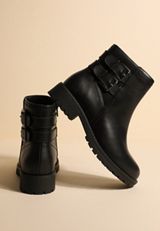 SuperCush Double Buckle Ankle Boots, C106, small