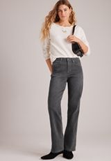 KanCan™ High Rise Black Snake Print Relaxed Straight Jeans, C1756, small