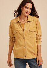 Button Up Shacket, C3127, small
