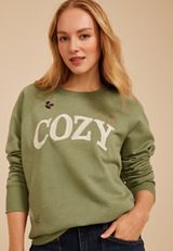 Cozy Fall Crew Neck Sweatshirt, C9012, small