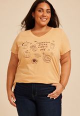 Plus Size Thankful Every Single Day Classic Fit Graphic Tee, C8239, small
