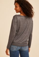 24/7 Dakota Banded Hem Top, C6125, small