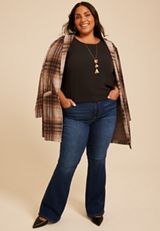 Plus Size High Neck Tank Top, C106, small