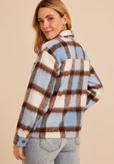 Brushed Plaid Jacket, C1772, small