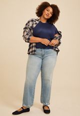 Plus Size 24/7 Kennedy Foil Crew Neck Tee, C9679, small