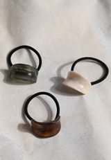 3 Pack Marbled Ponytail Cuff Holders, C1524, small