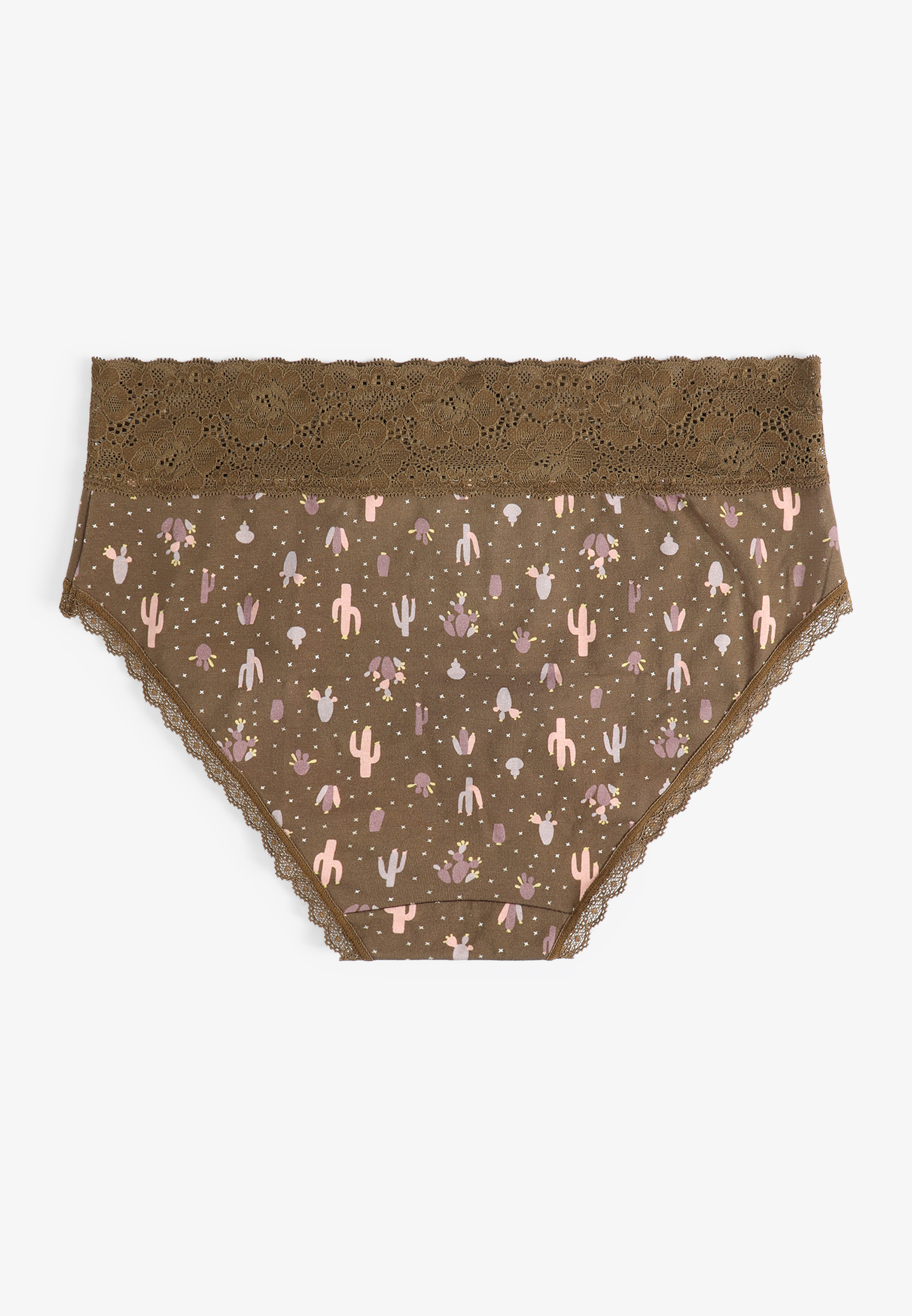Simply Comfy Cotton Cactus Print Hipster Panty, C3681, large
