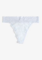 Simply Comfy Cotton Smiley Face Thong Panty, C3563, small