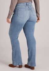 Plus Size m jeans by maurices™ Mid Rise Snap Pocket Bootcut Jeans, C3337, small