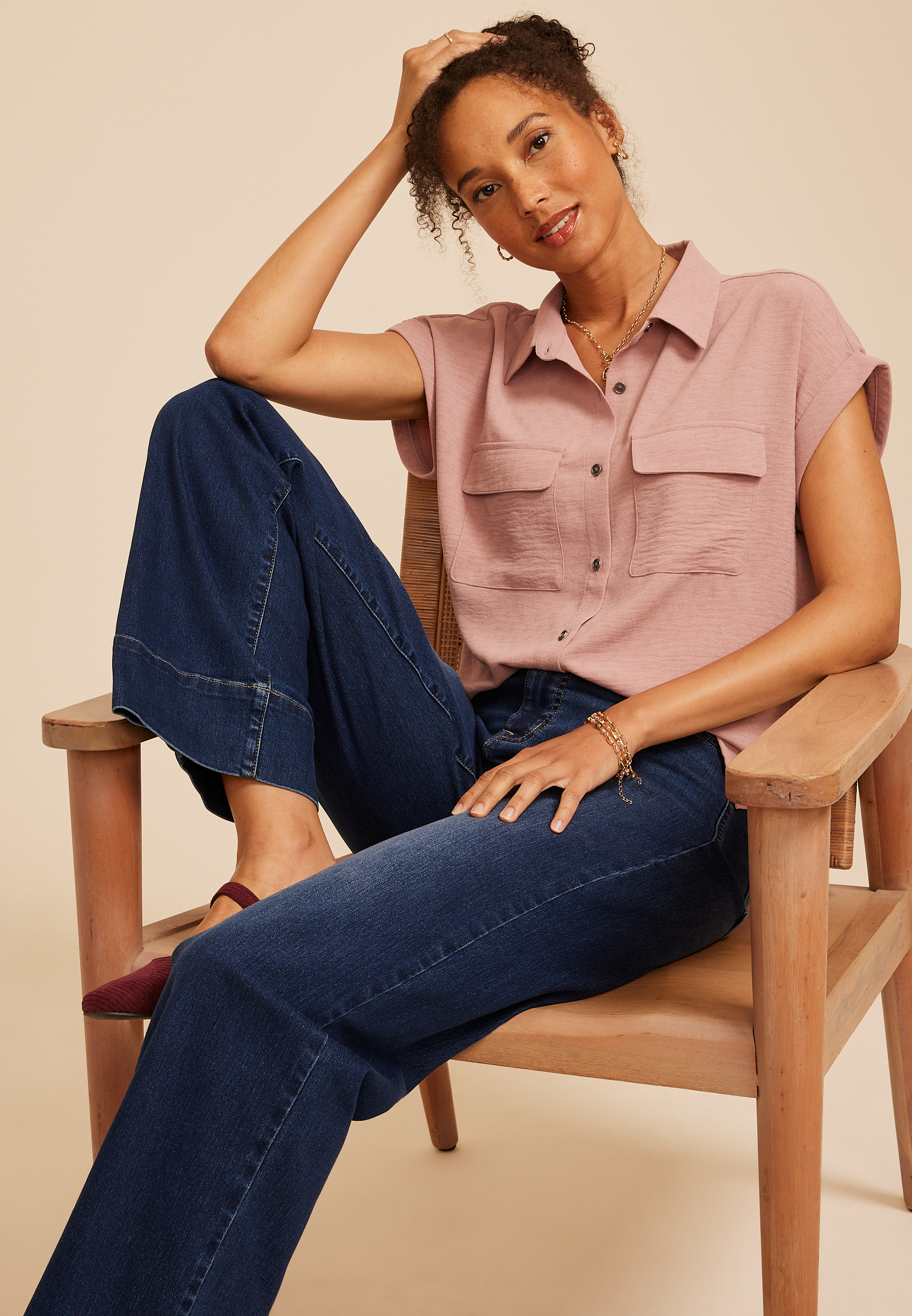 Utility Button Down Shirt