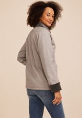 Reversible Plaid Quilted Barn Jacket, C1755, small