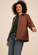 Quilted Barn Jacket, C3681, small