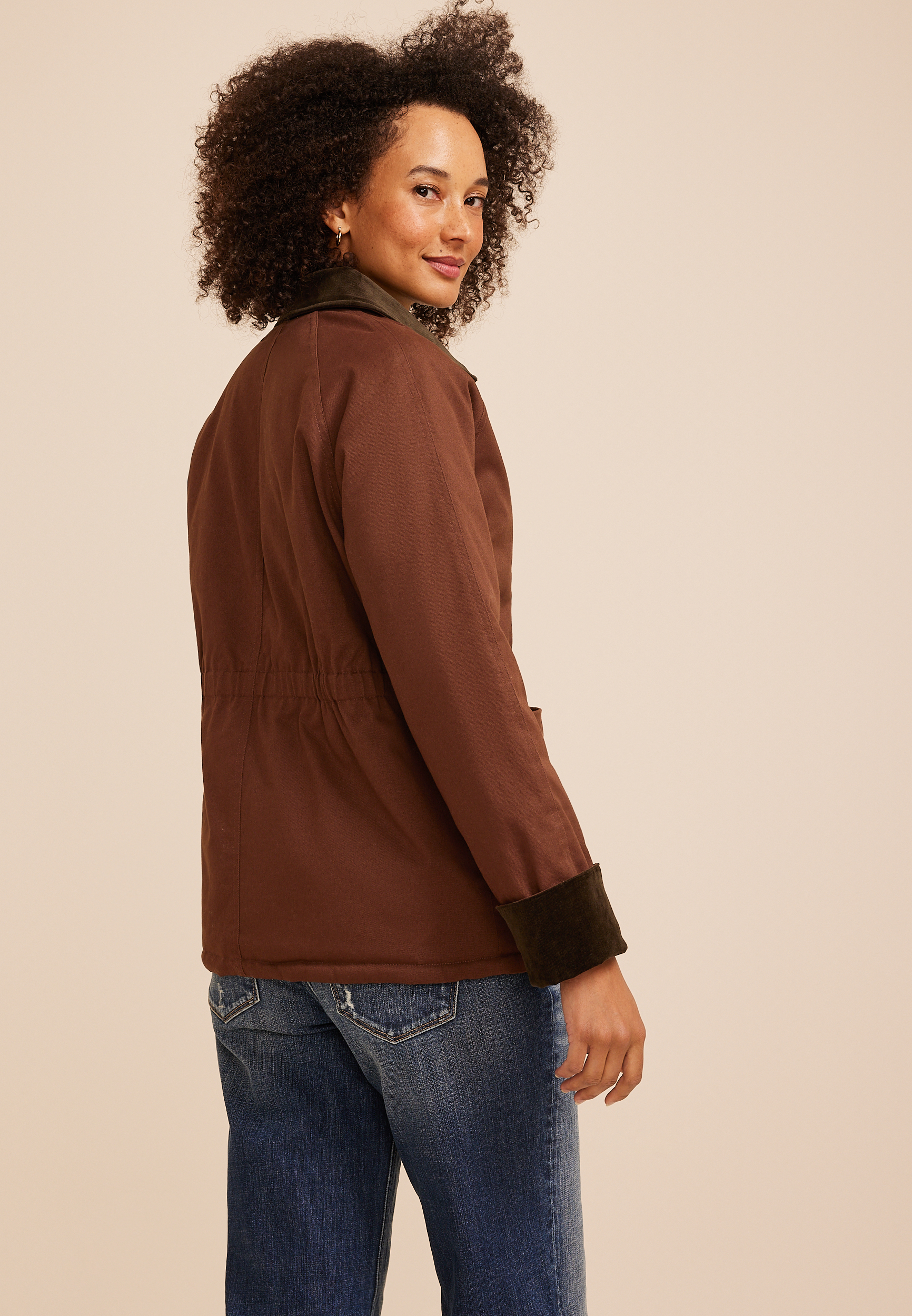 Quilted Barn Jacket, C3681, large